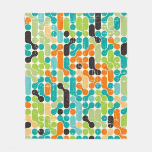 Cobertor De Velo Padrão geométrico abstrato sem costura