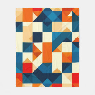 Cobertor De Velo Padrão Geométrico de abstrato