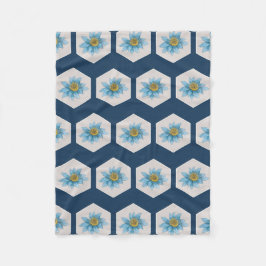 Cobertor De Velo Padrão Geométrico Lily Flower Japonês