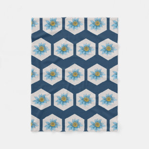 Cobertor De Velo Padrão Geométrico Lily Flower Japonês