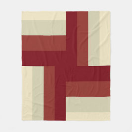 Cobertor De Velo Padrão Geométrico Moderno