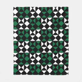 Cobertor De Velo Padrão Geométrico Moderno