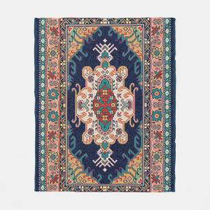 Cobertor De Velo Padrão geométrico persa do marroquino preto Tabriz