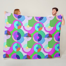 Cobertor De Velo Padrão geométrico sólido retrô 5