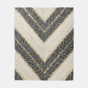 Cobertor De Velo Padrão Glam Chevron Ziguezague