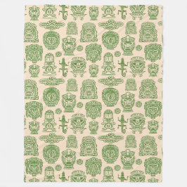 Cobertor De Velo Padrão inspirado no Aztec