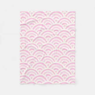 Cobertor De Velo Padrão Japonês Kawaii Pastel Seigaiha