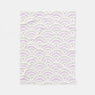 Cobertor De Velo Padrão Japonês Kawaii Pastel Seigaiha