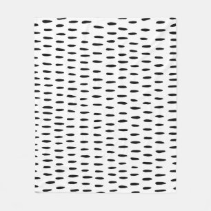 Cobertor De Velo Padrão listrado a preto e branco: desenhado à mão