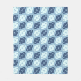 Cobertor De Velo Padrão Moderno da gota d'água redonda de ovelha az