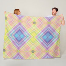 Padrão Moderno De Xadrez Amarelo Verde De Tartan.