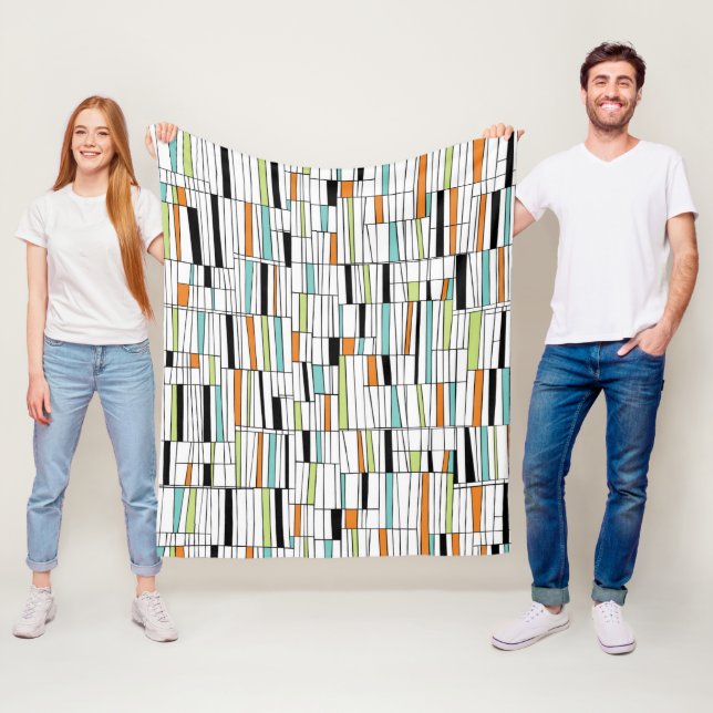 Cobertor De Velo Padrão moderno do meio século (In Situ)