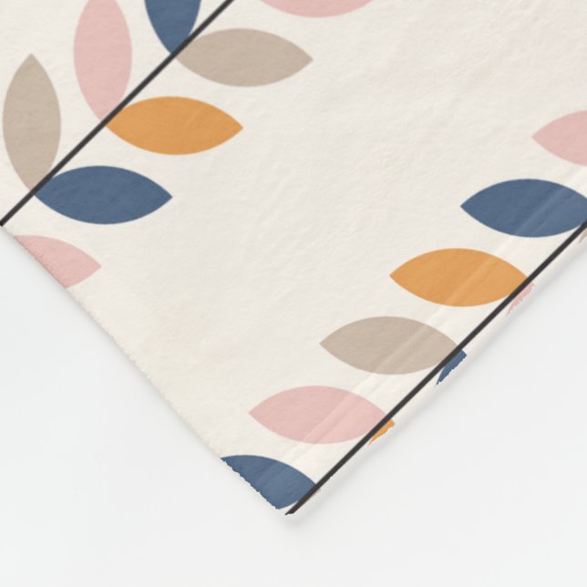 Cobertor De Velo Padrão Moderno do século de Médio Retroativo (Quina)