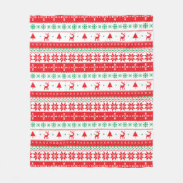 Cobertor De Velo Padrão moderno nórdico de Natal