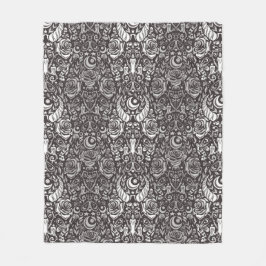 Cobertor De Velo Padrão monocromático gótico