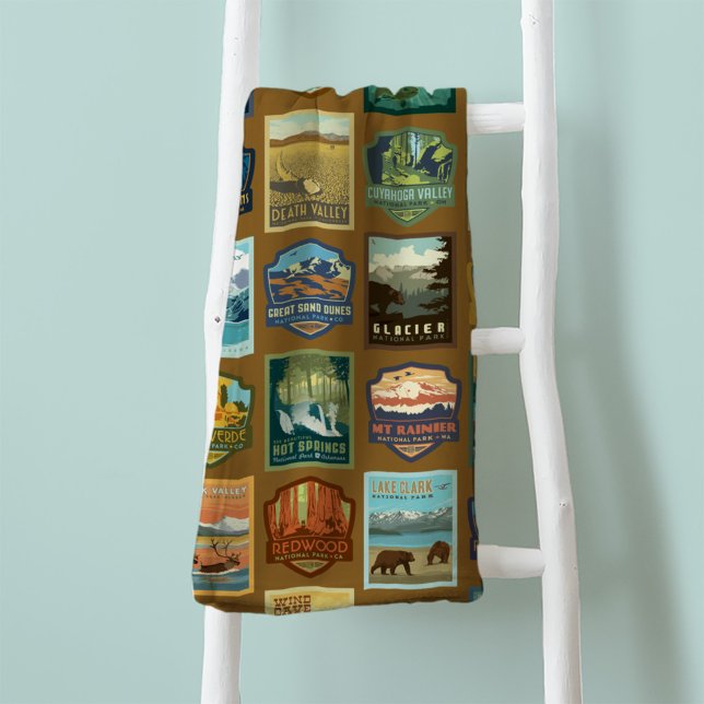 Cobertor De Velo Padrão Nacional de Parques (Criador carregado)