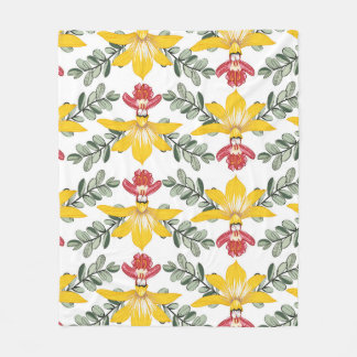 Cobertor De Velo padrão orquídeo