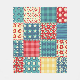 Cobertor De Velo Padrão perfeito. Vintage patchwork backgrou