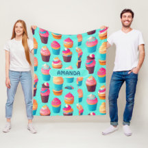 Padrão Personalizado Colorido Geométrico do cupcak