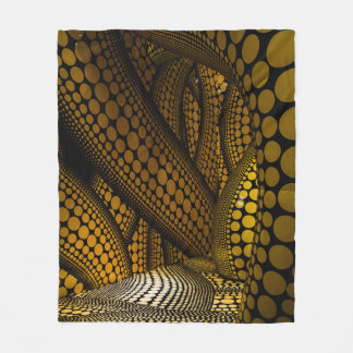 Cobertor De Velo Padrão retroativo e amarelo