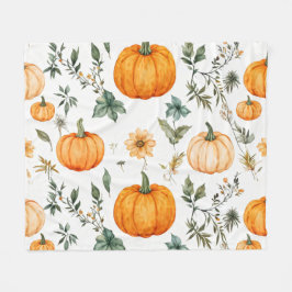 Cobertor De Velo Padrão Rustic Pumpkin