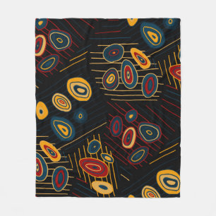 Cobertor De Velo Padrão sem costura com rabiscos abstrato modernos.