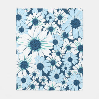 Cobertor De Velo Padrão sem costura floral/padrão textual de flor, 