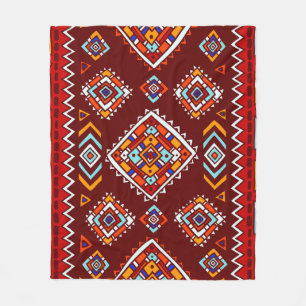 Cobertor De Velo Padrão tribal tradicional em estilo étnico