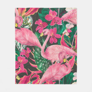 Cobertor De Velo Padrão uniforme de pintura por aquarela com flami