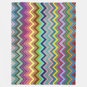 Cobertor De Velo Padrão ZIGZAG - colorido + suas ideias