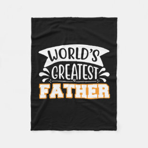 Cobertor De Velo Padre Gift Pai Maior do Mundo