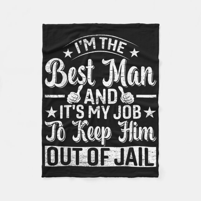 Cobertor De Velo Padrinho de Casamento Padres Engraçados Despedida  (Frente)