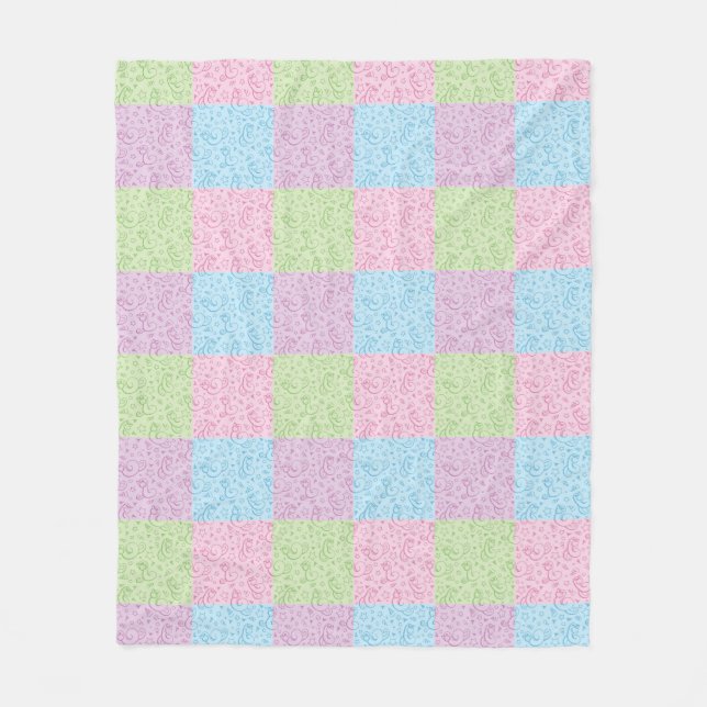 Cobertor De Velo padrões com cobras (Frente)