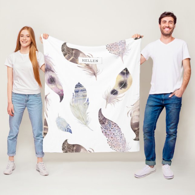 Cobertor De Velo Padrões de penas tribais das aquiculturas (In Situ)