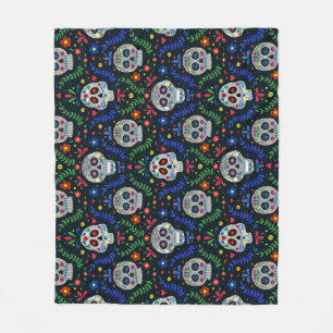 Cobertor De Velo Padrões do Dia do Morto.