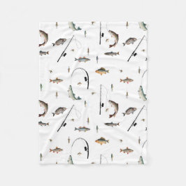 Cobertor De Velo Padrões do Tema Peixe de Arco e Enguia