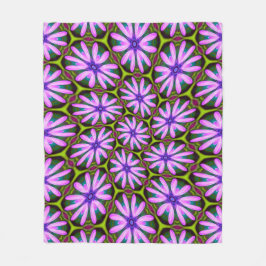 Cobertor De Velo Padrões Margueritas Roxos