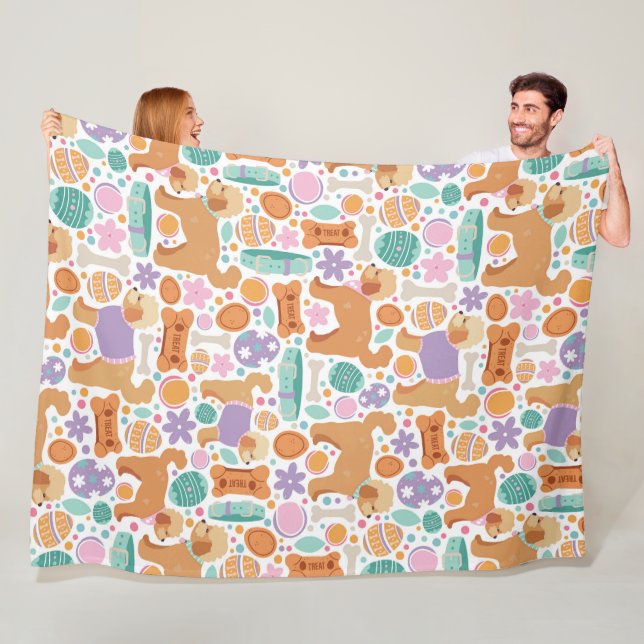 Cobertor De Velo Padrões para cães e tratamentos páscoas (In Situ)