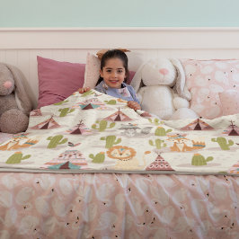 Cobertor De Velo Padrões Sem Costura para Americanos nativos Tribai