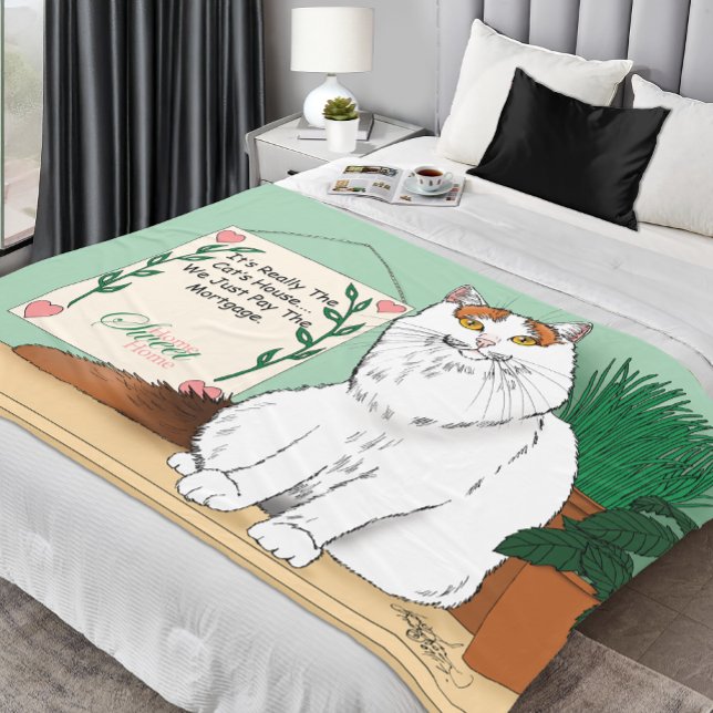 Cobertor De Velo Página inicial do Gatinho doce (Criador carregado)