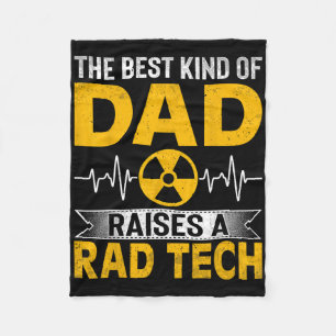 Cobertor De Velo Pai da radiologia Xray Tech O melhor tipo de Pai a
