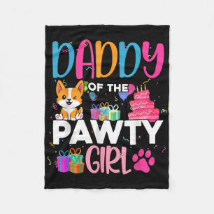 Cobertor De Velo Pai Das Mães De Aniversário Da Família De Cachorro