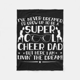 Cobertor De Velo Pai de Cheerleading Engraçado Pai de Cheer Dad Dia
