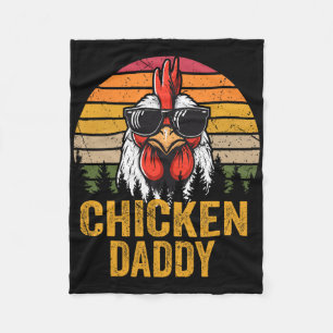 Cobertor De Velo Pai de frango Vintage Farmer Engraçado Galinha Pai