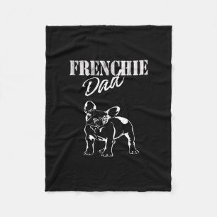 Cobertor De Velo pai de frenchie fofo presente de buldogue franc