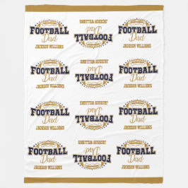 Cobertor De Velo Pai de futebol de grande porte fofinho