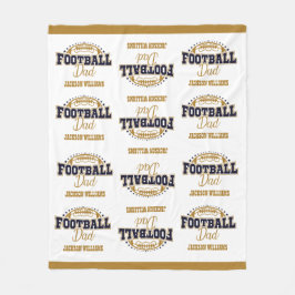 Cobertor De Velo Pai de futebol de médio porte do fofinho