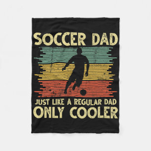 Cobertor De Velo Pai de Futebol Vintage, Assim Como Um Pai Normal,