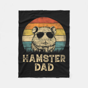 Cobertor De Velo Pai de Hamster Vintage Amantes de Hamster Pai Padr