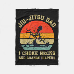 Cobertor De Velo Pai de Jiu Jitsu Sufoca Pescoços e Troca Fraldas
